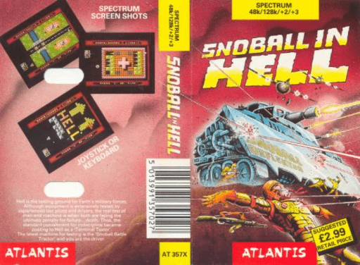 Snoball in Hell box art for ZX Spectrum